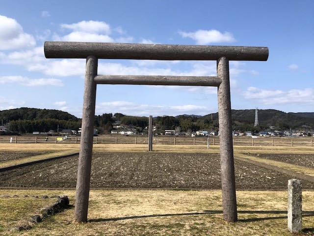 田植え前の伊雑宮の御神田(2025年2月)