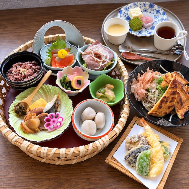 一乗谷レストランでいただいた御膳料理