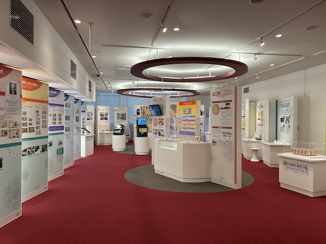 国立印刷局東京工場の展示コーナー