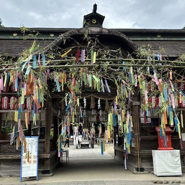 大崎八幡宮の七夕飾り