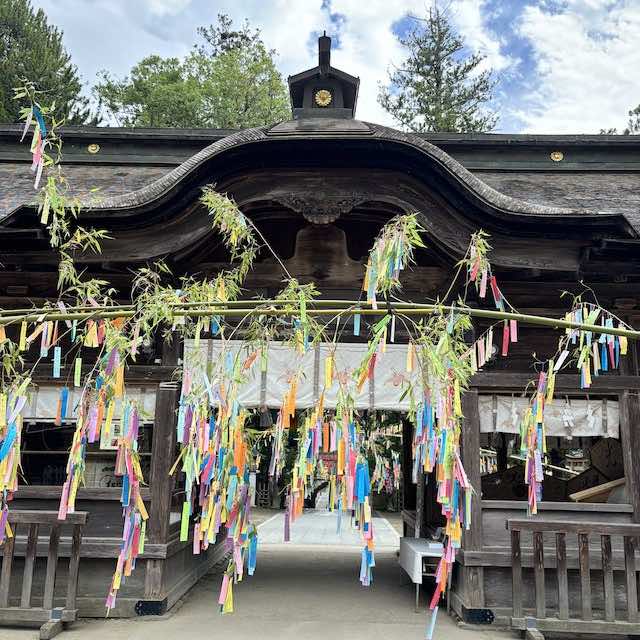 大崎八幡宮の七夕飾り