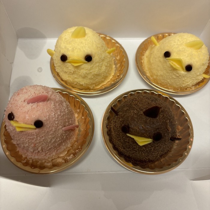 無事に帰宅した4羽のぴよりん