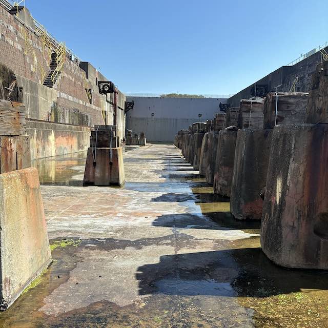 浦賀ドック レンガ造りドライドック