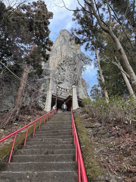 中之嶽神社 石段 群馬三社