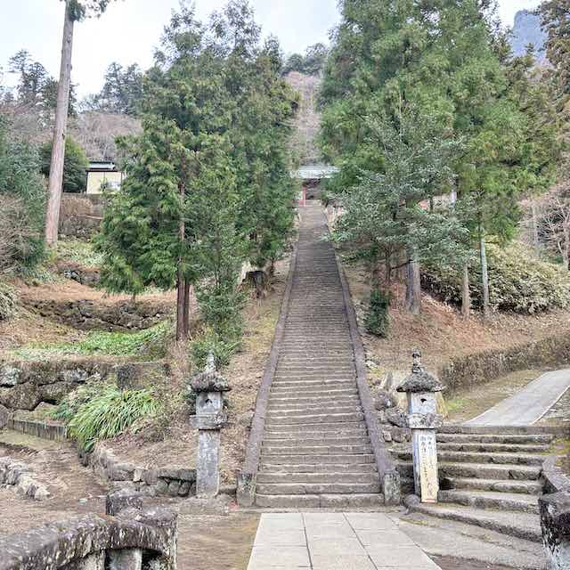 妙義神社 石段 群馬三社参り