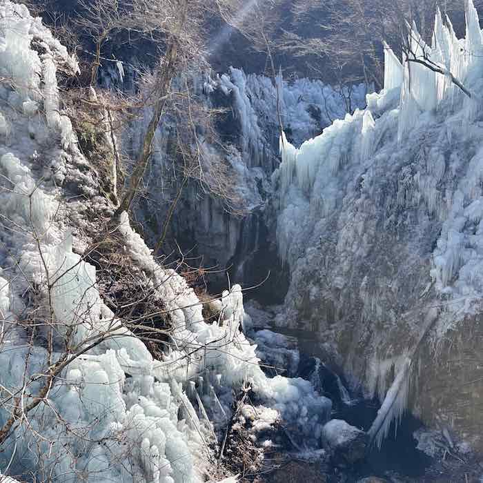 尾ノ内氷柱の景色
