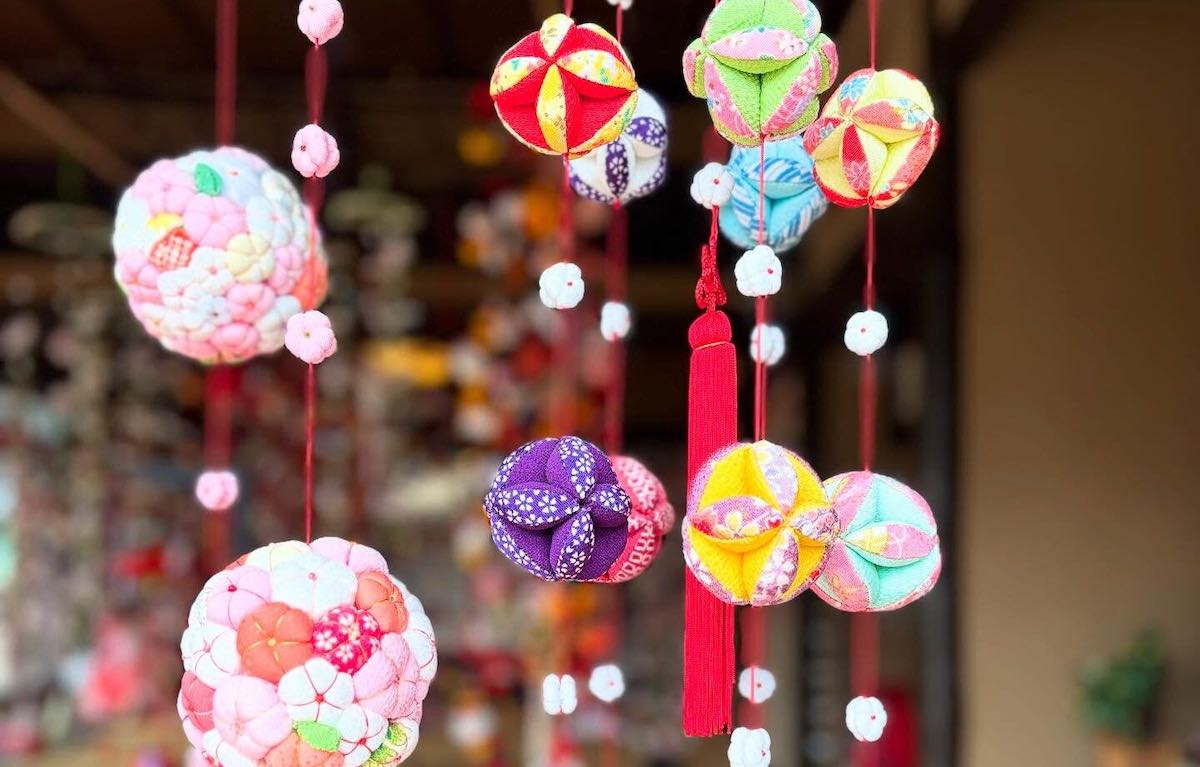 花久の里のつるし雛飾り