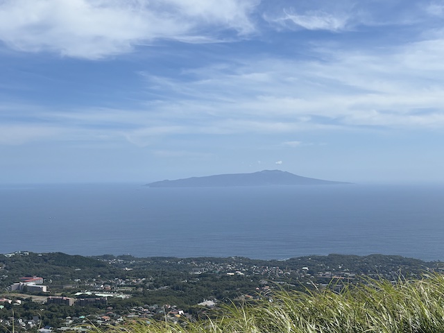 大室山山頂の景色