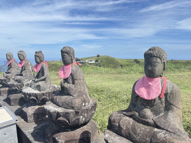 大室山山頂の景色