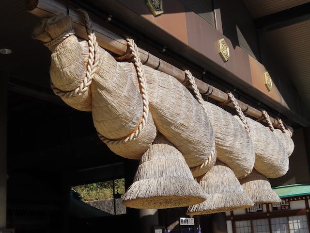 常陸国出雲神社の巨大注連縄