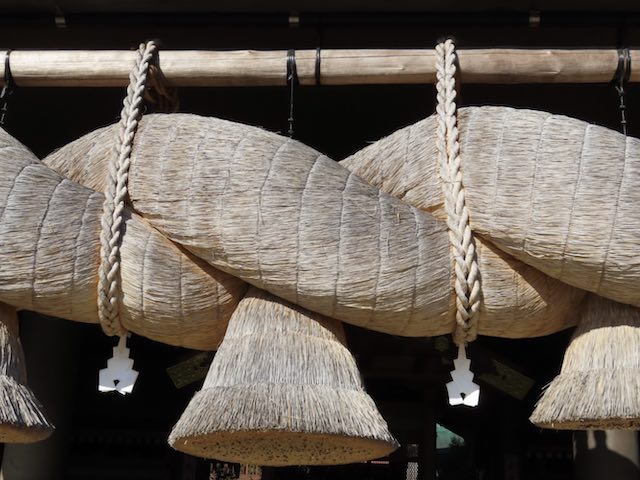 常陸国出雲神社の巨大注連縄