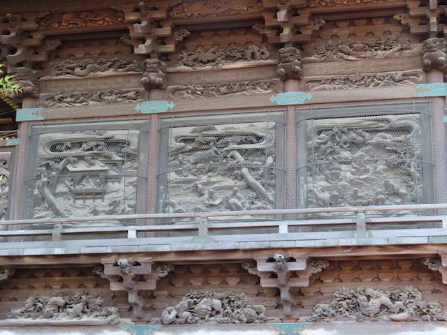 笠間稲荷神社の御本殿彫刻