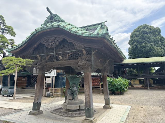 柴又帝釈天の手水舎