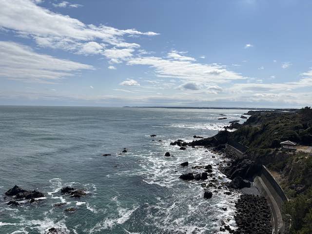 安乗埼灯台からの景色