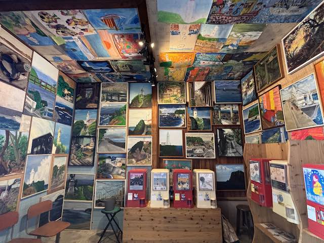 大王埼灯台に行く道にあったお店