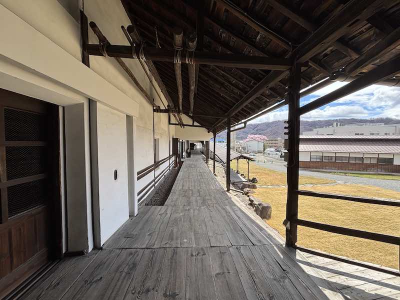 常田館製糸場のスロープ通路