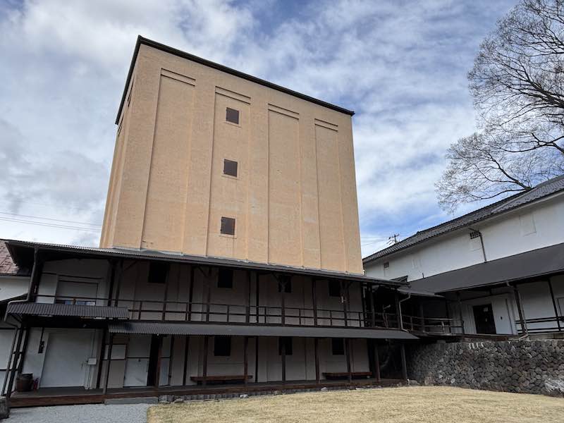 常田館製糸場の5階鉄筋繭倉庫