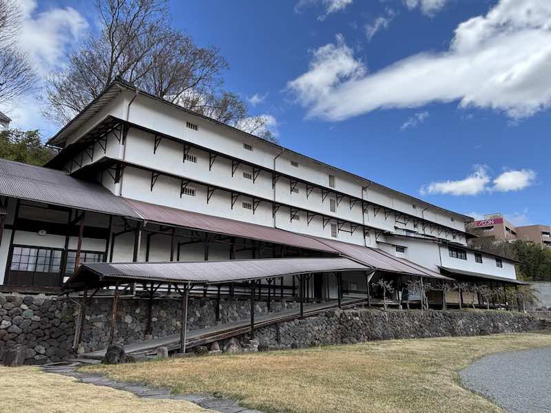 常田館製糸場の5階繭倉庫（木造）