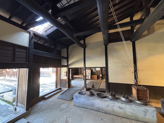 旧小津清左衛門家の土間