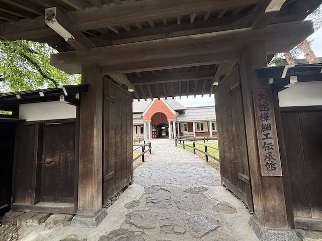 角館樺細工伝承館の入口