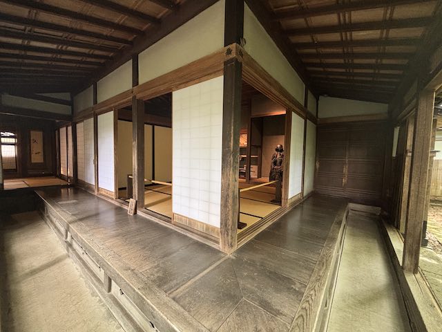 青柳家に残る武家屋敷の室内