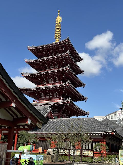 浅草寺の五重塔