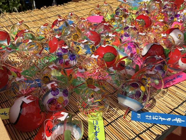 浅草寺ほおずき市で販売される江戸風鈴