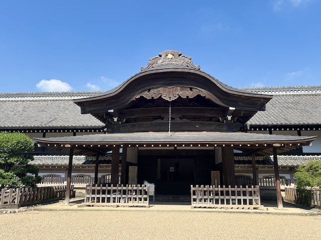 格式と威厳を感じる川越城本丸御殿の玄関
