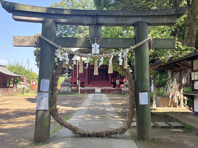 三芳野神社の茅の輪