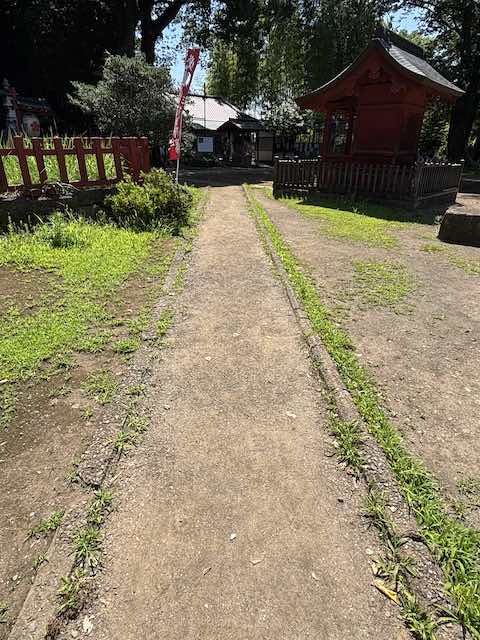 三芳野神社に残る「とおりゃんせ」の道