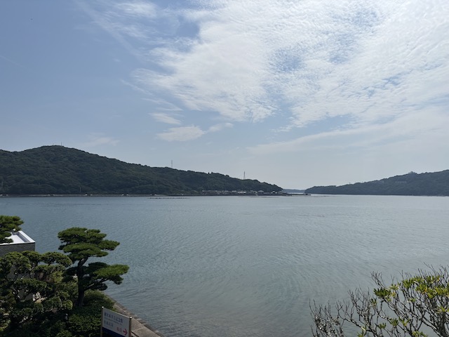 ミキモト真珠島展望台から望む鳥羽湾