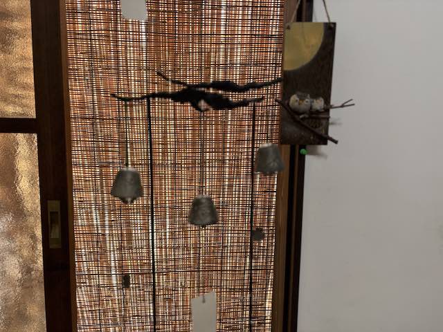 鋳物工房利三郎の錫鋳物体験で作る風鈴の作品見本