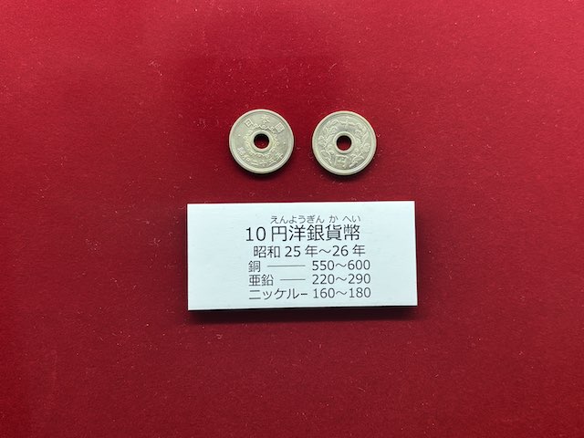 朝鮮戦争の影響で発行されなかった10円洋銀貨