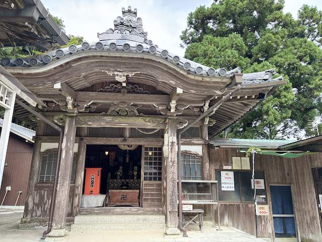 金剛證寺奥之院の参拝した建物の正面